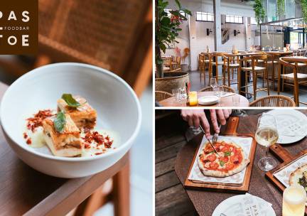 3-gangen shared dining-diner + dessert bij Pastoe Foodbar