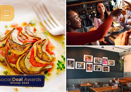 3- of 4-gangendiner Ã  la carte bij Grand CafÃ© Mr. Bakels