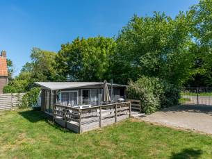 Caravan met voortent