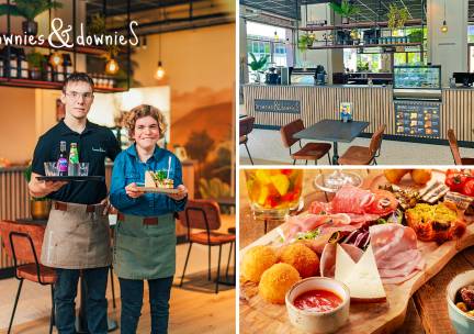 Borrelplank + biertje bij Brownies&downieS in Almere-Stad