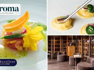 5- of 6-gangenlunch of -diner van de chef bij Restaurant Aroma Italian Fine Dining