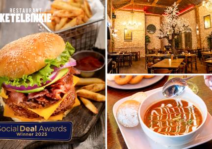 4-gangen smashburger-diner bij Ketelbinkie