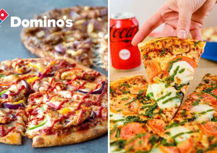 Lunchdeal: pizza naar keuze (25 cm) + evt. frisdrank voor afhaal bij Domino's Pizza Lochem