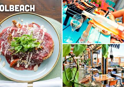 2-gangen keuzelunch bij Solbeach