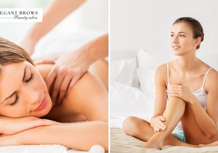 Ontspanningsmassage (60 min) of waxbehandeling