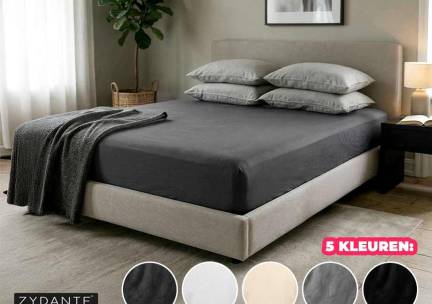 100% Katoenen Hoeslaken Ademend En Fris - Vandaag 1+1 GRATIS! ...