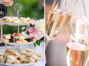 High tea + glas bubbels bij Parel Paviljoen