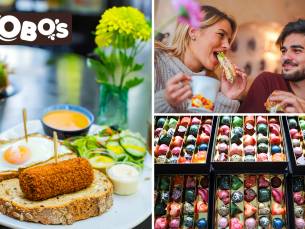 2-gangen keuzelunch + chocoladeverrassing bij Bobo's Bonbons