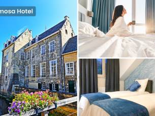 Overnachting voor 2 of 3 personen + late check-out + welkomstdrankje in Valkenburg