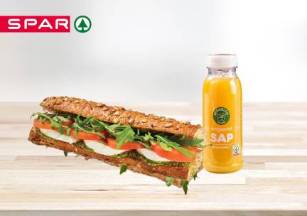 Vers broodje naar keuze + verse jus d'orange bij SPAR Brouwershaven