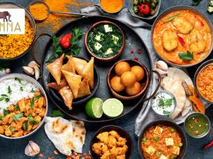 Indiaas 2- of 3-gangendiner Ã  la carte of 2-gangenrijsttafel bij Ramna Tandoori