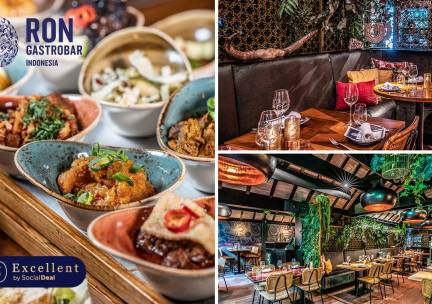 Culinaire rijsttafel (2 uur) bij Ron Gastrobar Indonesia