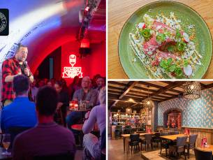 Stand-upcomedy naar keuze + evt. 2-gangendiner bij Knock Out Comedy Club in hartje Utrecht