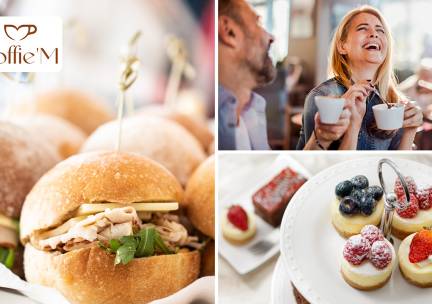 3-gangen high tea (2 uur) bij Koffie