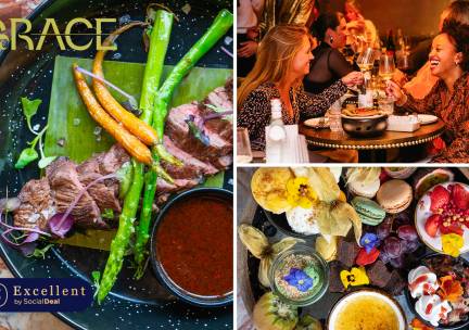 3-gangen shared dining-diner bij Grace Rotterdam