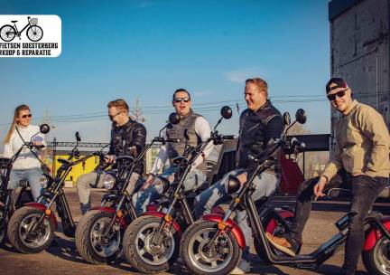 E-chopper of e-Fat-Bike huren (2 of 2,5 uur)