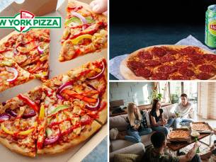 New York Pizza + blikje fris in Zwolle Zuid