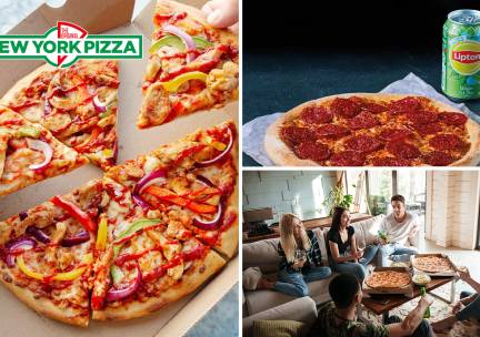 New York Pizza + blikje fris in Zwolle Zuid