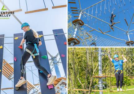 Entree klimpark Adventure Valley Zoetermeer (1,5 uur)