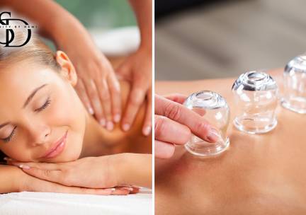 Ontspanningsmassage of cupping (60 min)