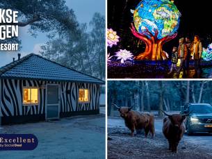 Winters weekend of midweek (5-6 personen) bij Lake Resort Beekse Bergen