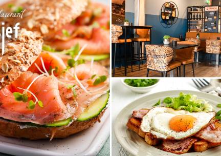 Lunchgerecht naar keuze bij Restaurant Sjef