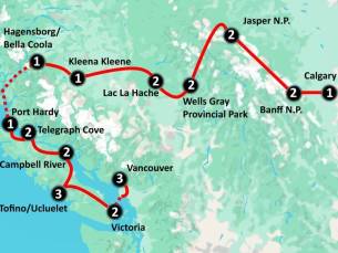 Discovery Coast Passage (26 dagen)