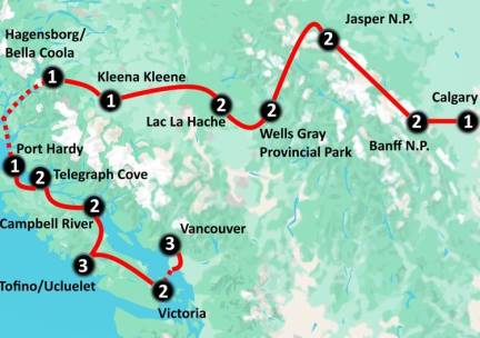 Discovery Coast Passage (26 dagen)