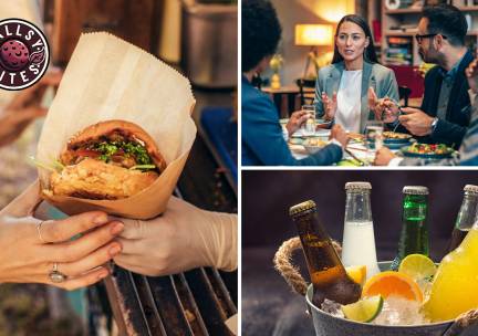 Broodje naar keuze + drankje + bijgerecht voor afhaal of dine-in