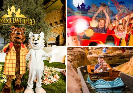 Entree voor Bommelwereld + patat + snack + frisdrank of koffie/thee + appelgebak