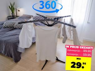 Elektrisch Droogrek 360 Kostenbesparend