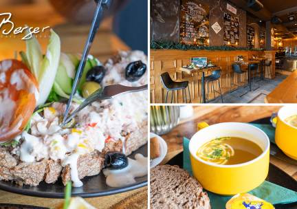 2- of 3-gangen keuzelunch bij CafÃ© Berger aan het Plein in Den Haag