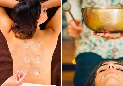 Cupping- of klankschalenmassage (60 of 90 min)