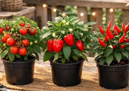 Set van 3 NatureNest Groenteplanten