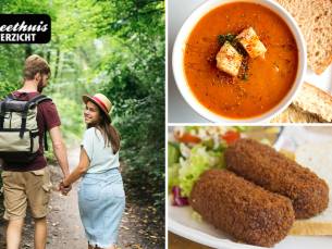 Wandelarrangement incl. 3-gangenlunch of soep en brood bij Eethuis Eekterzicht