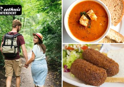 Wandelarrangement incl. 3-gangenlunch of soep en brood bij Eethuis Eekterzicht