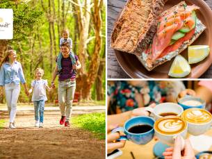 Wandelarrangement incl. warme drank + gebak en 2- of 3-gangen keuzelunch bij Ristorante Rembrandt