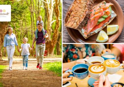 Wandelarrangement incl. warme drank + gebak en 2- of 3-gangen keuzelunch bij Ristorante Rembrandt