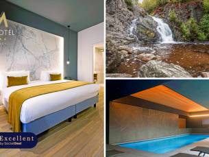 Overnachting voor 2 + ontbijt + wellness + late check-out in de Hoge Venen