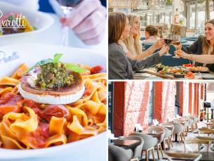 Italiaans 2- of 3-gangen keuzediner bij Pavarotti aan het strand van Kijkduin