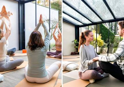 3 yogalessen of een partner-verbindingsworkshop