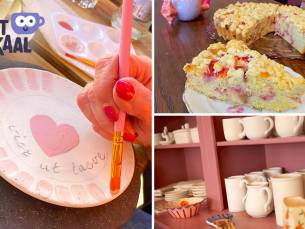 Workshop keramiek schilderen + koffie/thee (2 uur) of gebak met drank naar keuze
