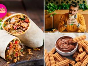 Burrito naar keuze + churro's + frisdrank voor afhaal