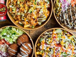 Medium rijstbowl + drankje + ijsje naar keuze