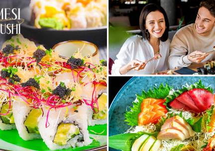 All-You-Can-Eat sushi (2 uur) bij Mesi Sushi Nederlandplein