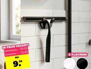 Design Douchewisser Met Wandhouder - Verkrijgbaar In 2 Kleuren! ...