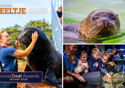 Entree voor Deltapark Neeltje Jans