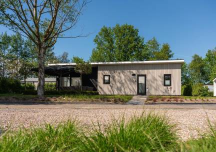 Bos Lodge met priv&eacute;-sauna en hottub - 4 persoons