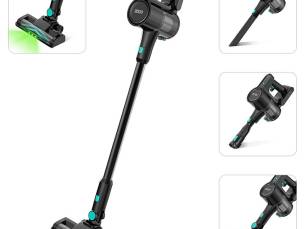 OOQE V-POWER TURBO Draadloze Steelstofzuiger met Laserlicht