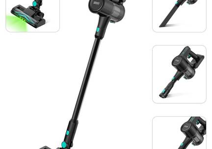 OOQE V-POWER TURBO Draadloze Steelstofzuiger met Laserlicht